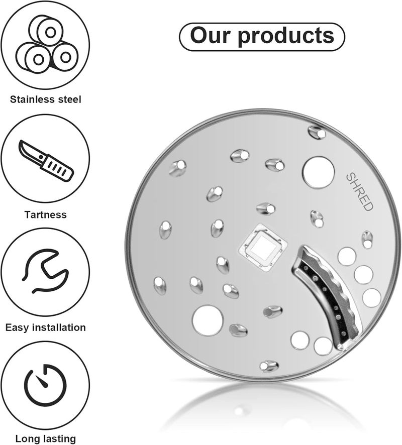 superbobi SLICE SHRED DISC BLADE for Hamilton Beach Food Processor 70730 70670 70740 70760 - Image 5